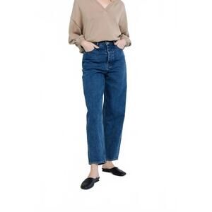 NEW MOD REF chessy straight leg jeans in blue